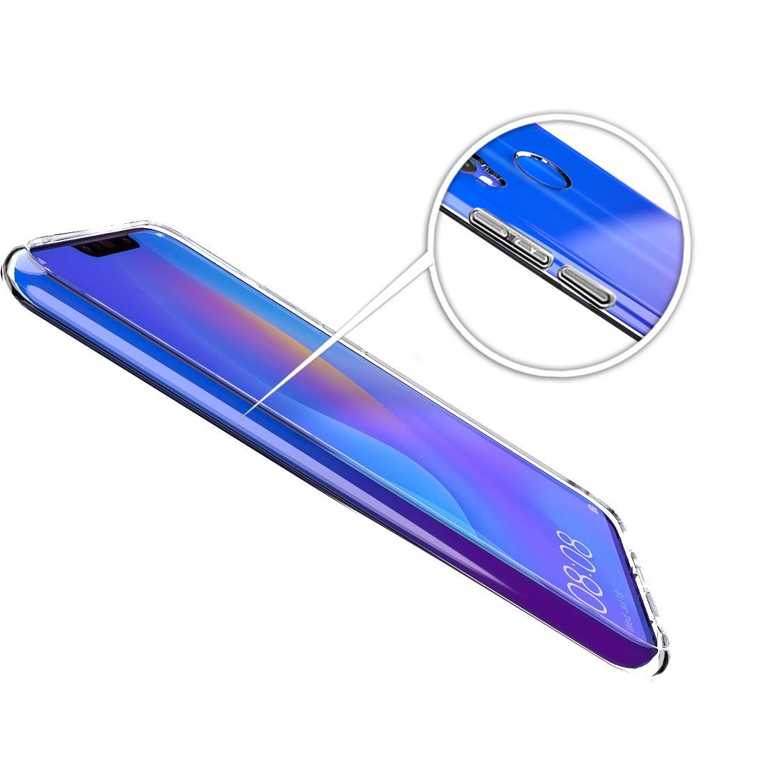 Amazon Brand - Solimo Mobile Cover (Soft & Flexible Back case) for Huawei Nova Pro (Transparent)