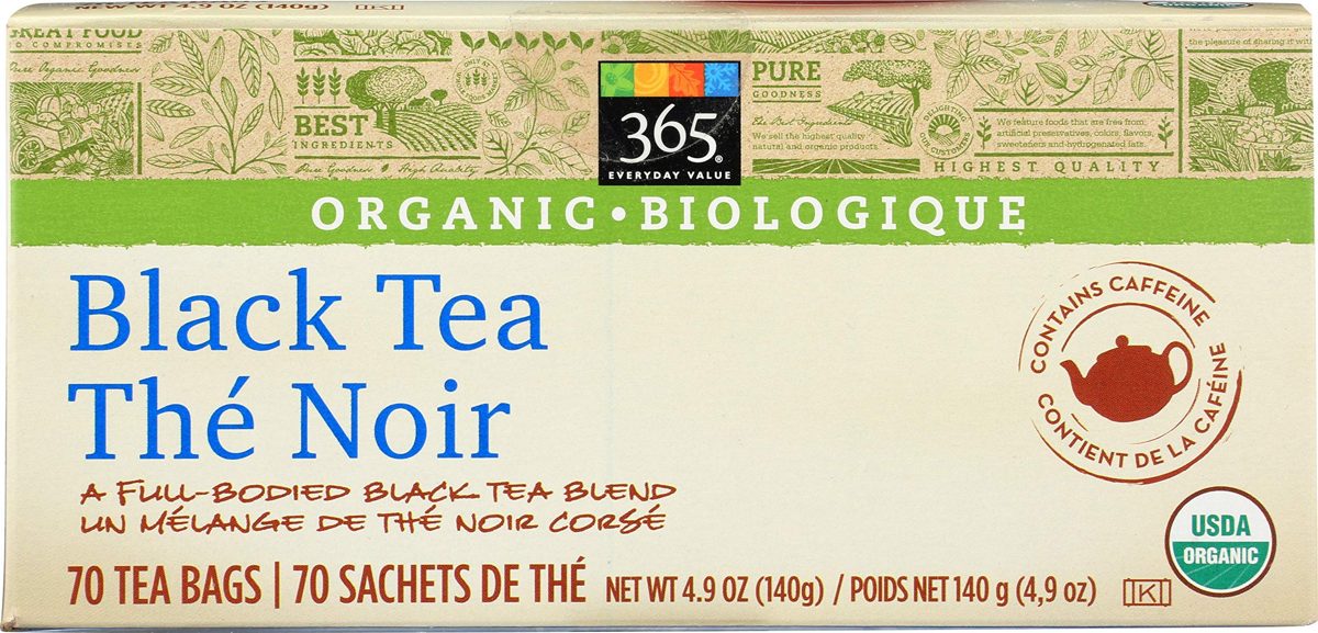 365 Everyday Value, Organic Black Tea (70 Tea Bags), 4.9 oz