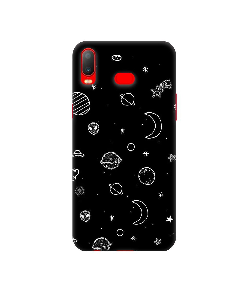 Amazon Brand - Solimo Designer Solar System 3D Printed Hard Back Case Mobile Cover for Samsung Galaxy A6s