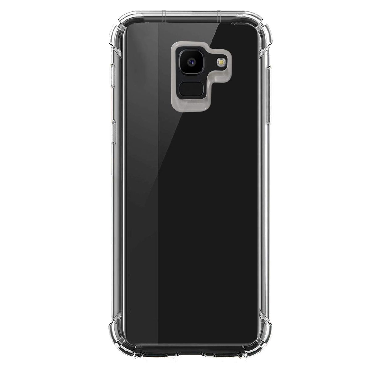 Amazon Brand - Solimo Soft & Flexible Back Phone Case for Samsung Galaxy J6 2018 (Transparent)