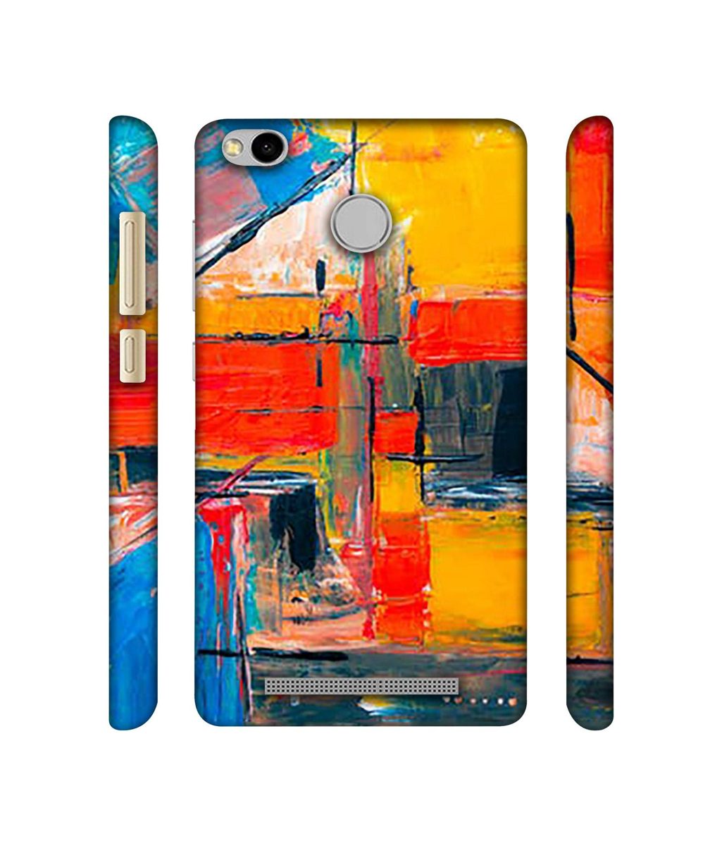 Amazon Brand - Solimo Designer Multicolor Squre Blocks 3D Printed Hard Back Case Mobile Cover for Xiaomi Redmi 3S Prime
