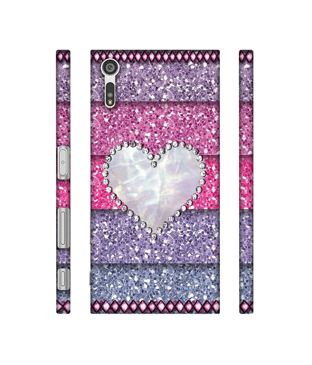 Amazon Brand - Solimo Designer Stone Heart 3D Printed Hard Back Case Mobile Cover for Sony Xperia XZ Dual