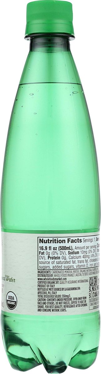 Whole Foods Market, Lime Sparkling Mineral - unit, 500 ml