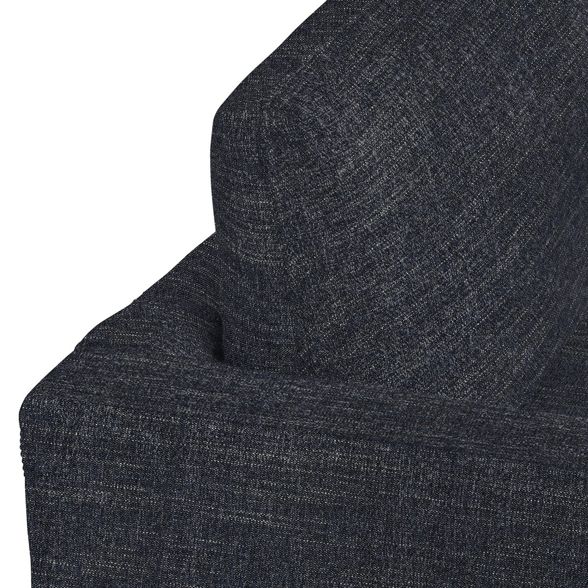 Amazon Brand – Rivet Edgewest Low Back Modern Right Chaise Sofa Sectional, 115"W, Eclipse Blue