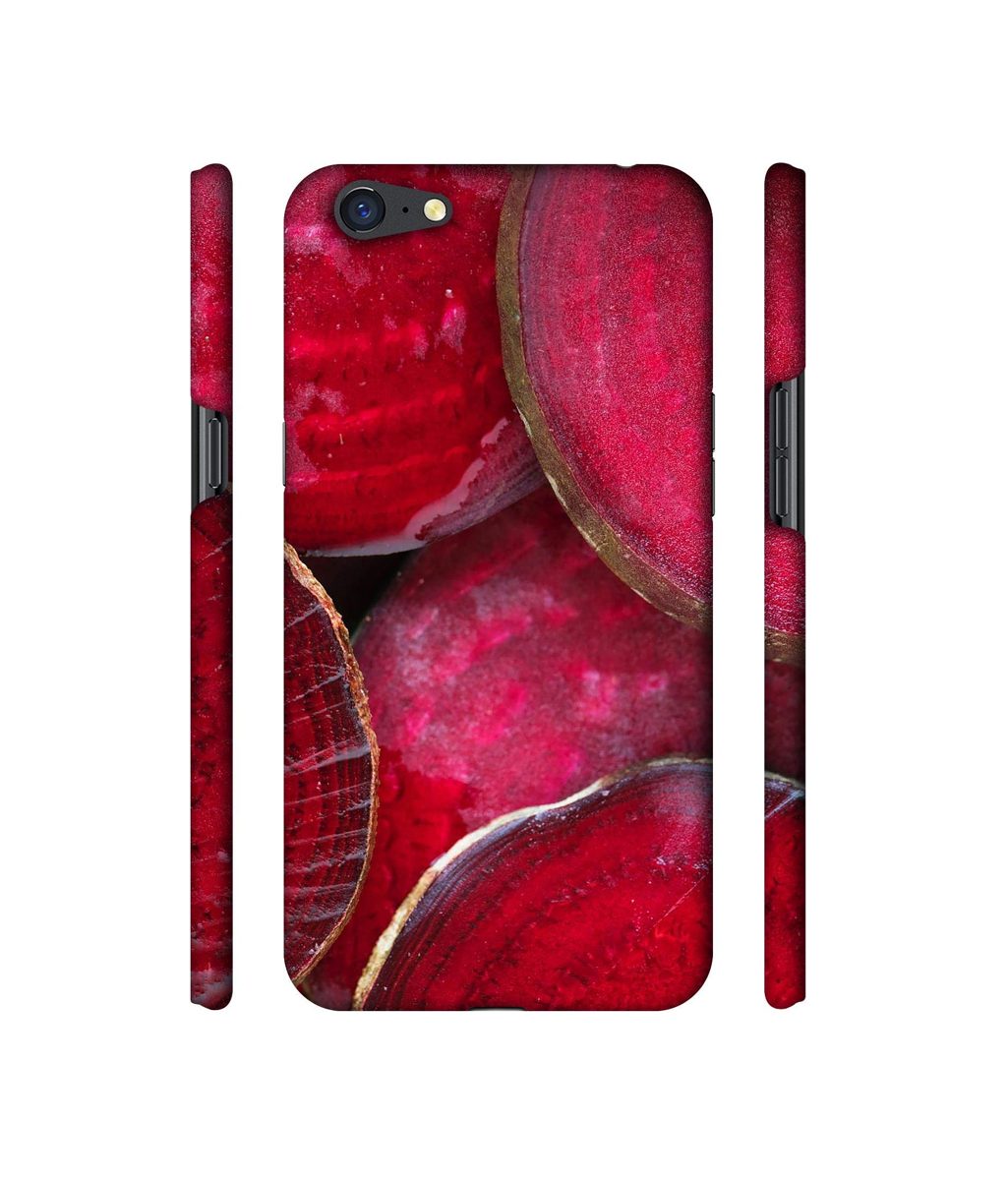 Amazon Brand - Solimo Designer Red Texture 3D Printed Hard Back Case Mobile Cover for Oppo A71