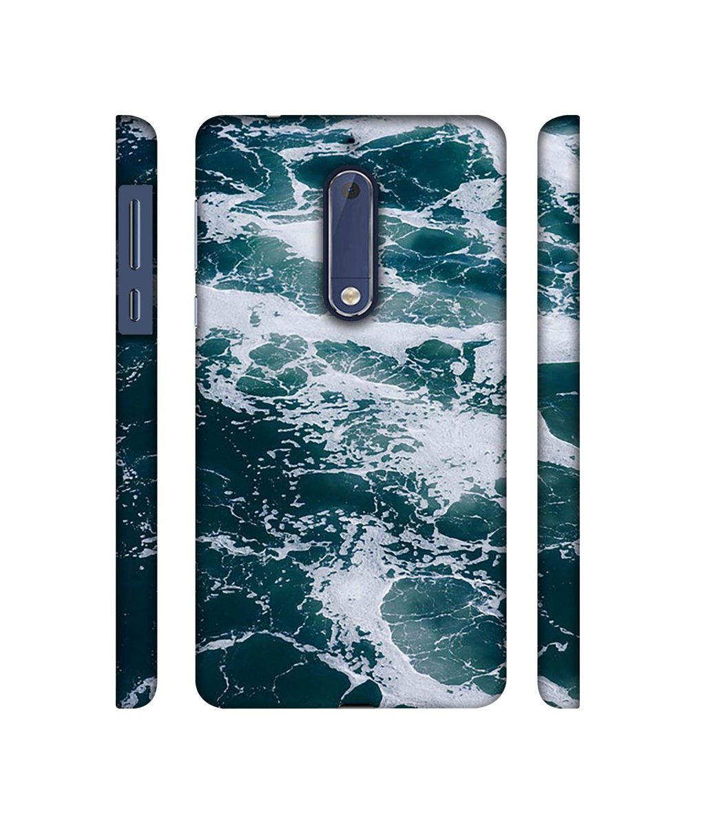 Amazon Brand - Solimo Designer Sea Waves 3D Printed Hard Back Case Mobile Cover for Nokia 5