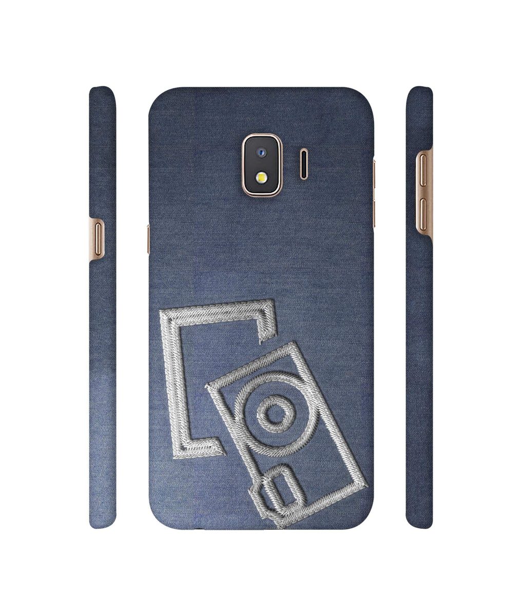 Amazon Brand - Solimo Designer Camera Embroidery 3D Printed Hard Back Case Mobile Cover for Samsung Galaxy J2 Core