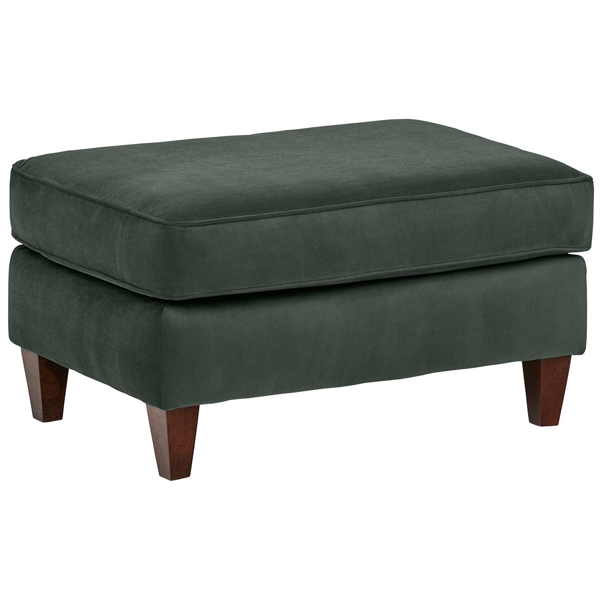 Amazon Brand – Stone & Beam Leila Ottoman, 34" W, Hunter Green
