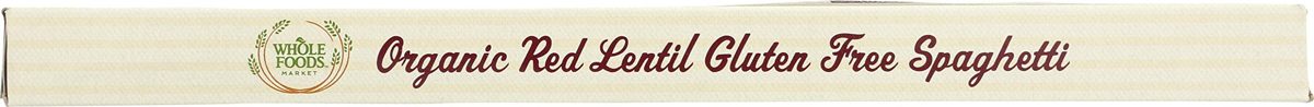 Whole Foods Market, Organic Red Lentil Gluten Free Spaghetti, 8 oz