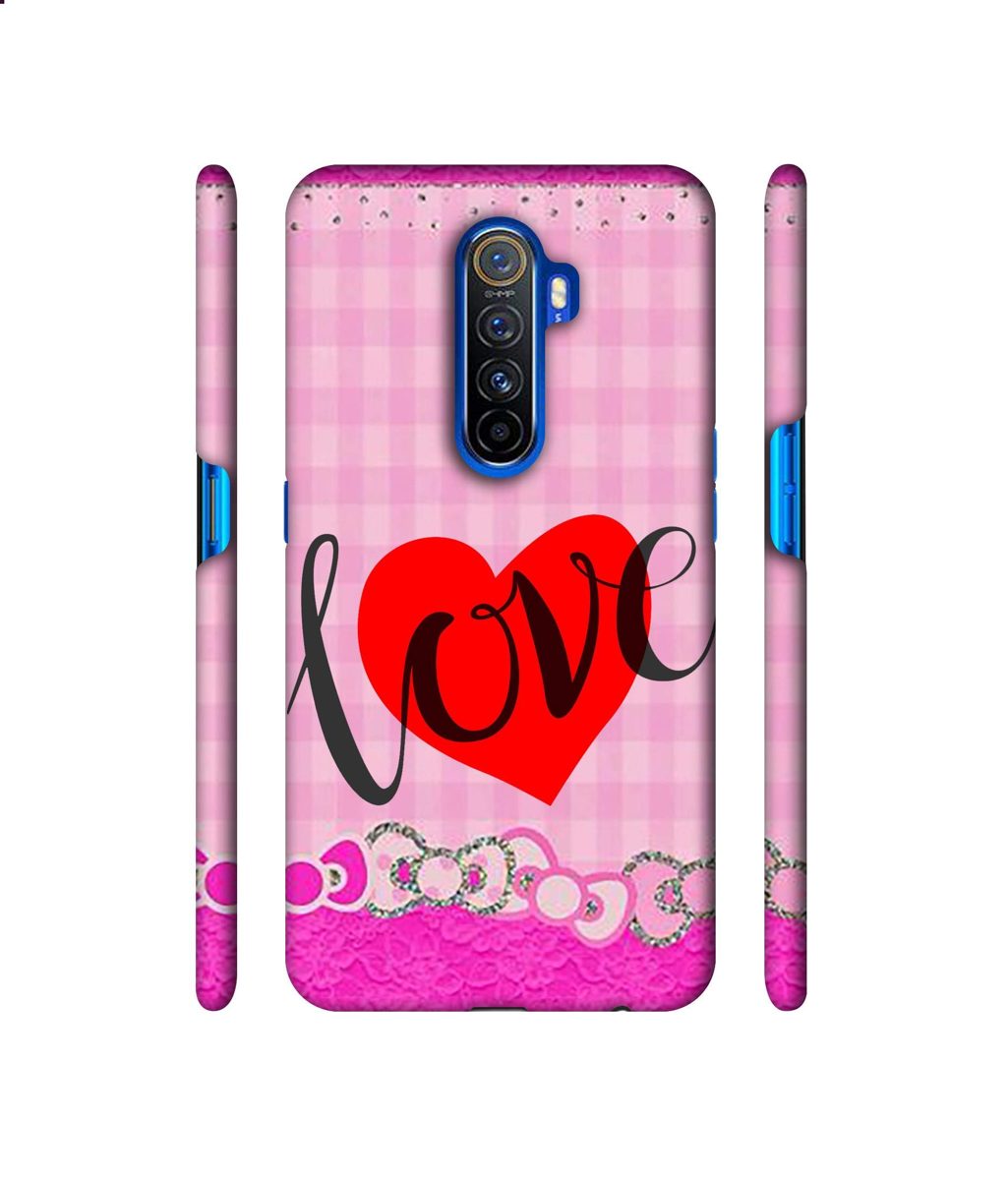 Amazon Brand - Solimo Designer Love Print On Cloth Pattern 3D Printed Hard Back Case Mobile Cover for Oppo Reno Ace/Realme X2 Pro