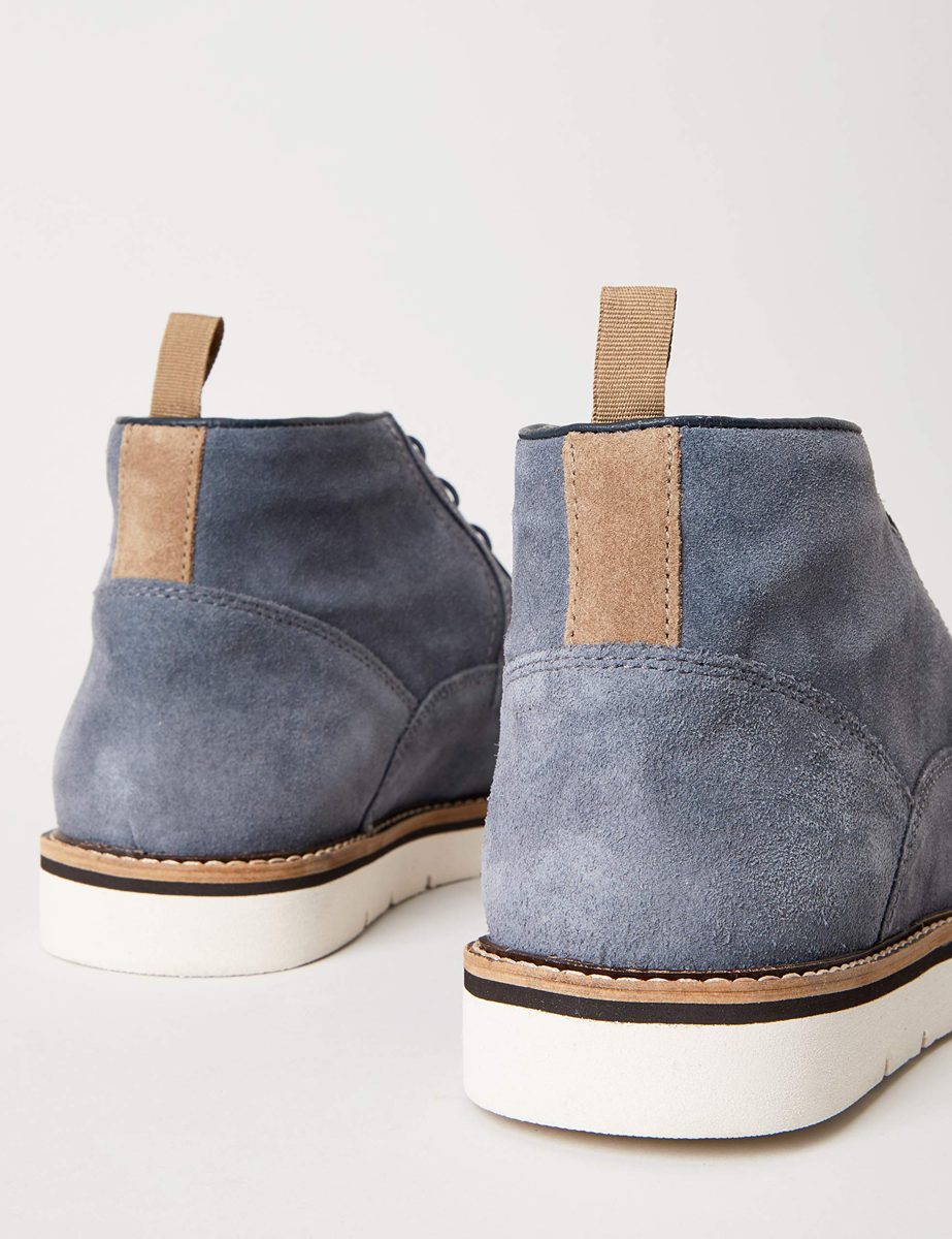 find. Men's Sports Sole Chukka Boots, Blau (Jeans Blue), 12 UK