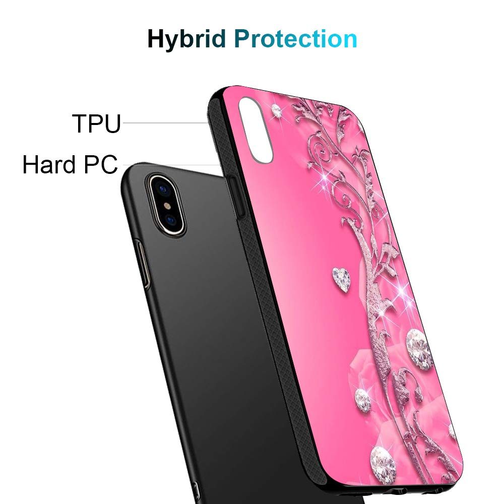 Amazon Brand - Solimo Designer Floral Printed Hard Back Case Mobile Cover for Apple iPhone X/Xs (D1168)