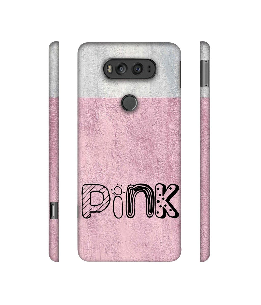 Amazon Brand - Solimo Designer Pink 3D Printed Hard Back Case Mobile Cover for LG V20