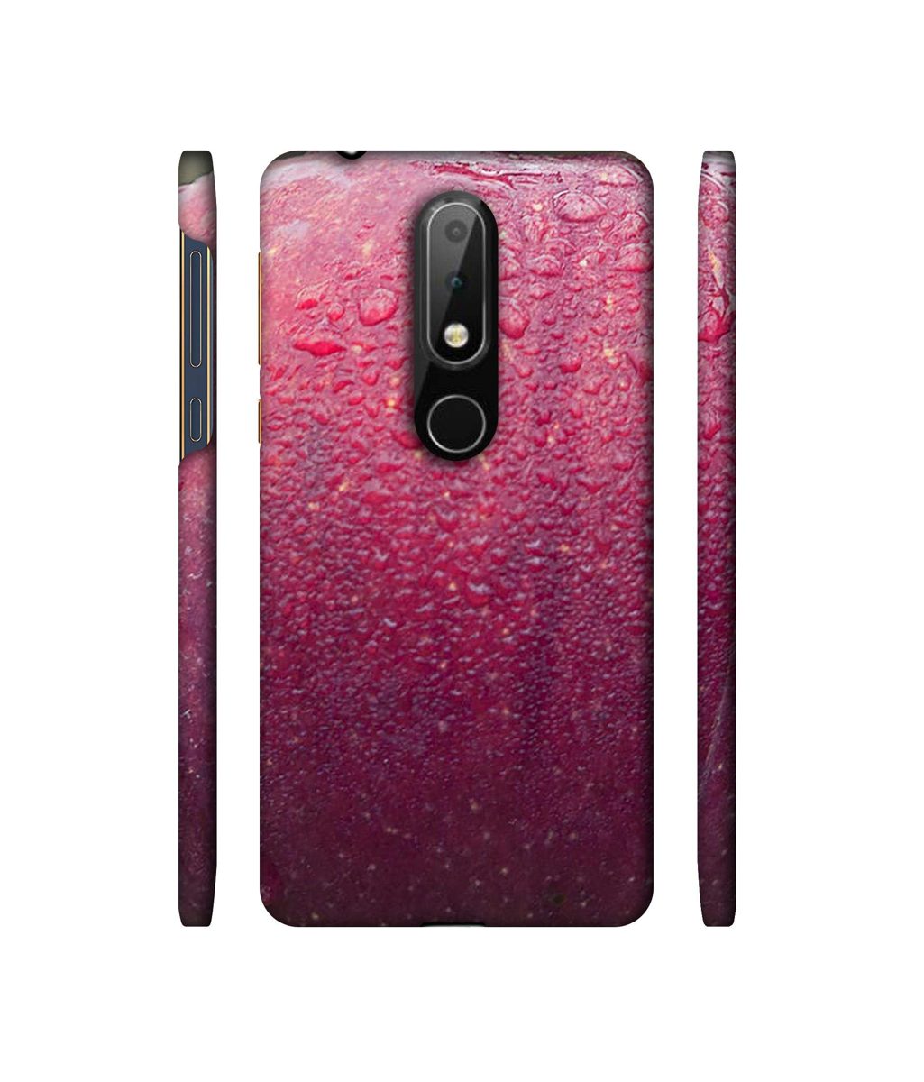 Amazon Brand - Solimo Designer Apple Texture 3D Printed Hard Back Case Mobile Cover for Nokia 6.1 Plus