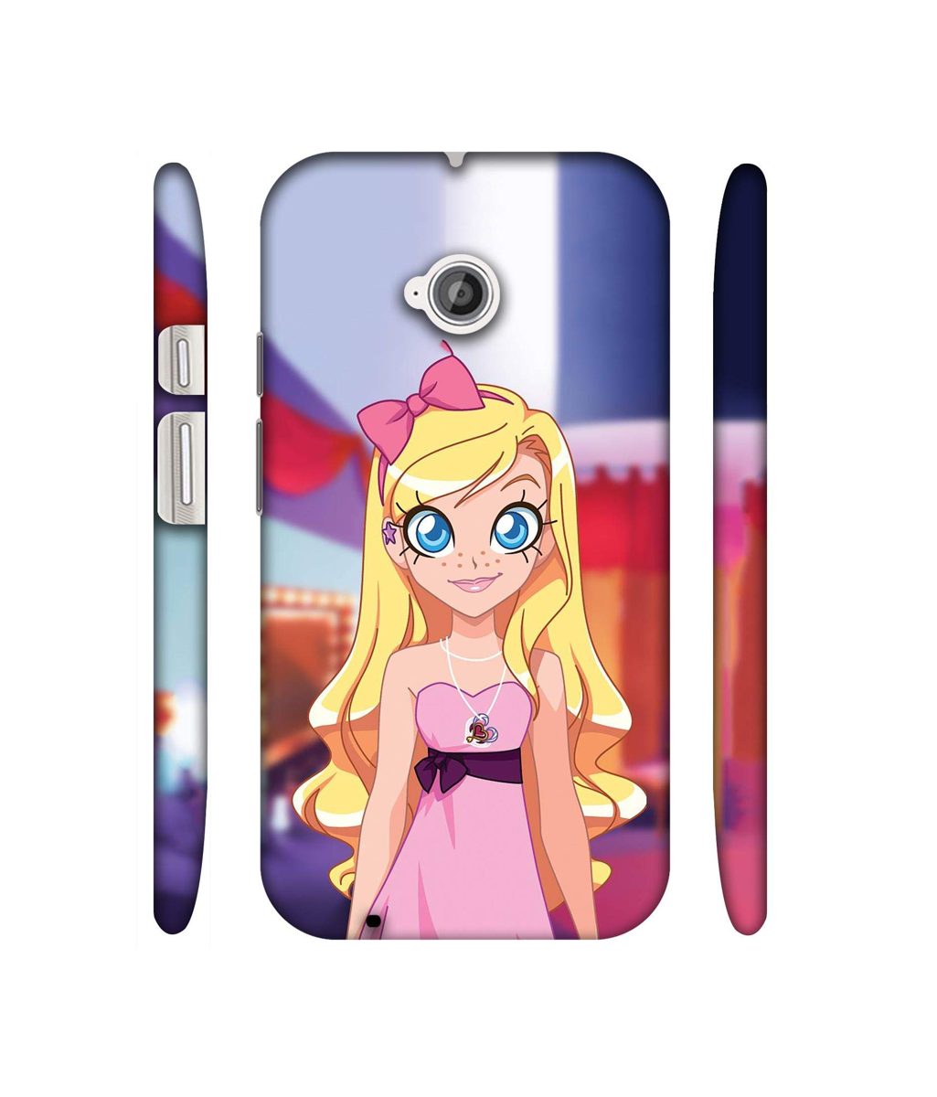 Amazon Brand - Solimo Designer Small Princess Vector 3D Printed Hard Back Case Mobile Cover for Motorola Moto E 2nd Generation