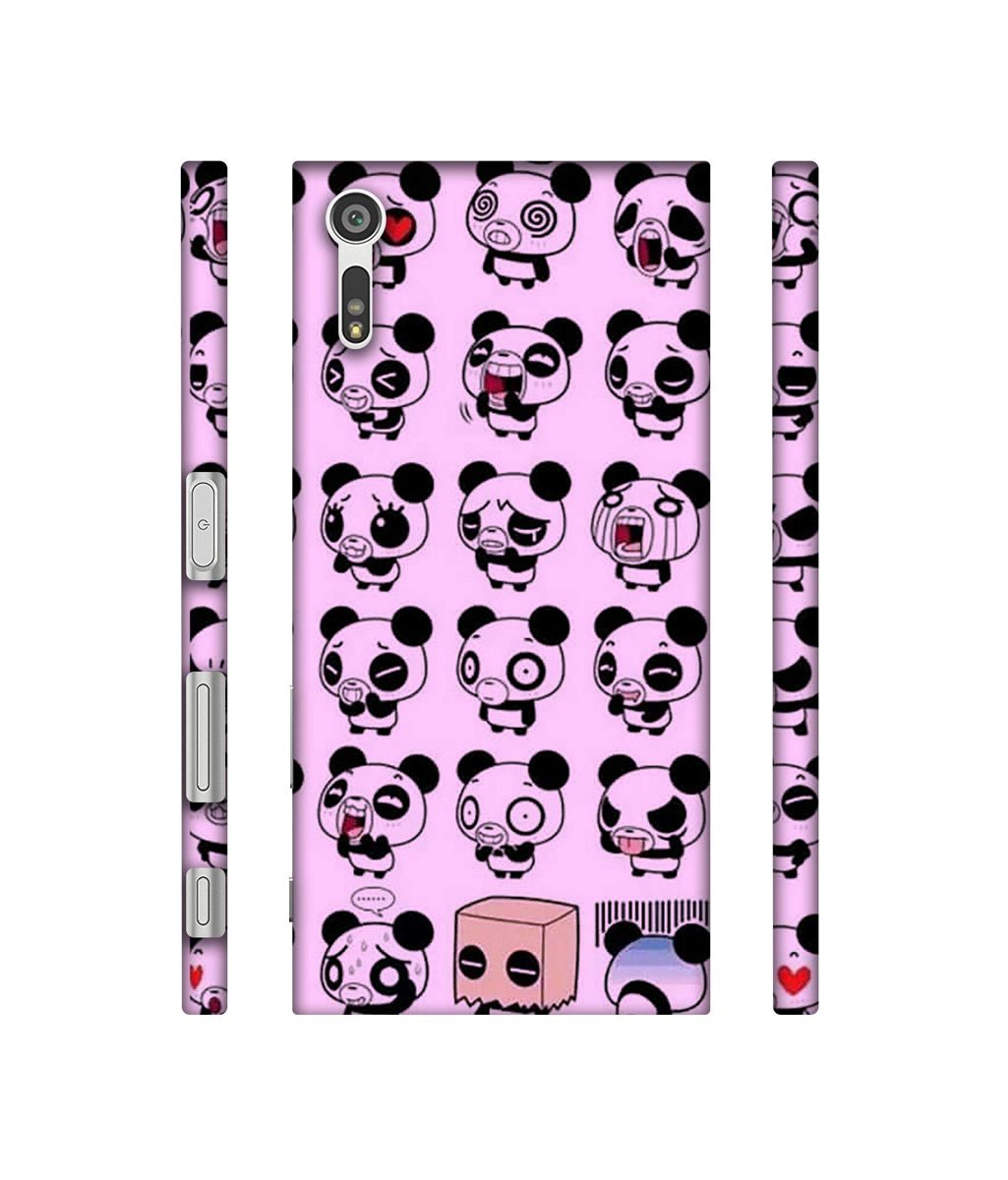 Amazon Brand - Solimo Designer Panda Experation 3D Printed Hard Back Case Mobile Cover for Sony Xperia XZ Dual