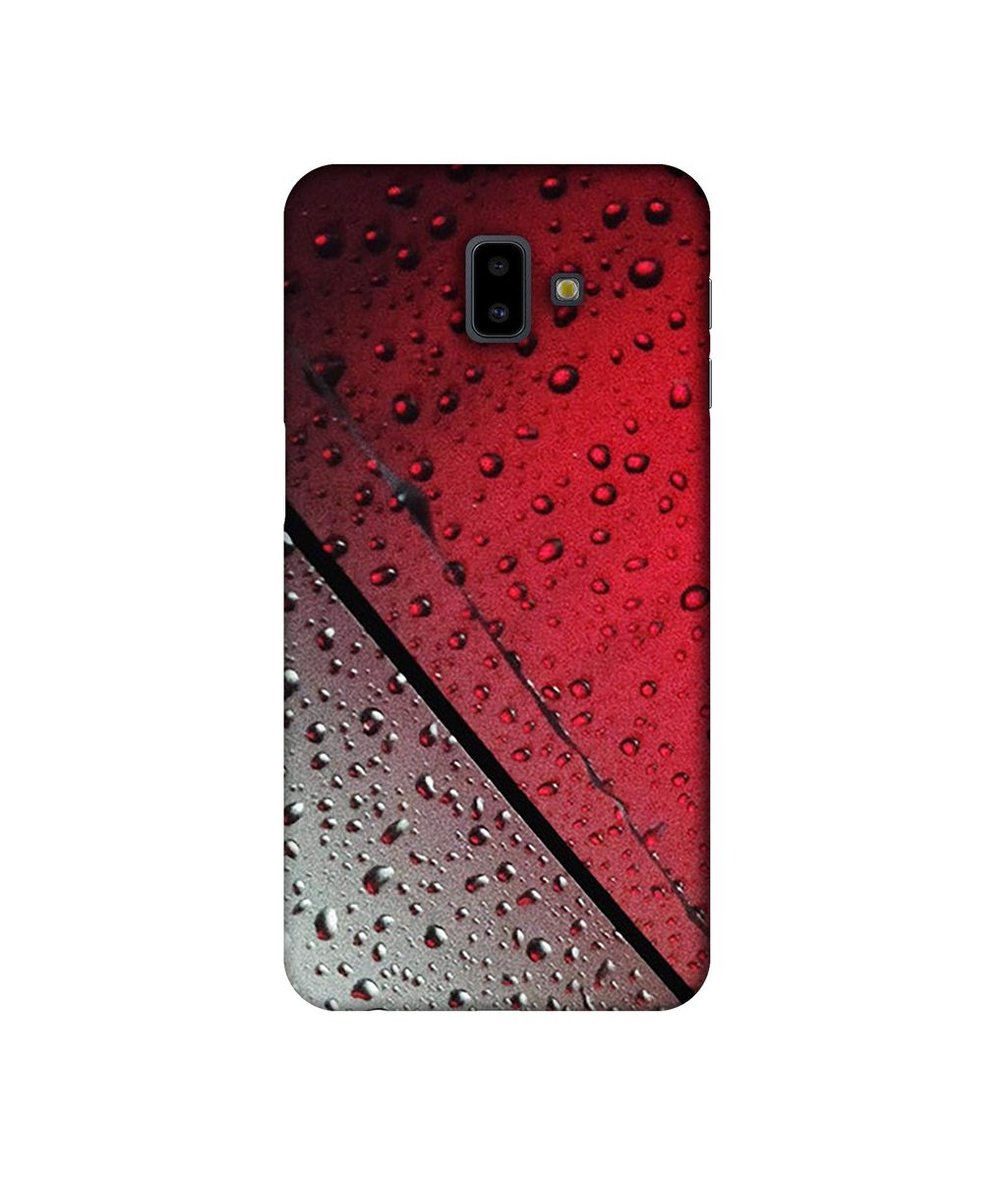 Amazon Brand - Solimo Designer Water Drop On Glass 3D Printed Hard Back Case Mobile Cover for Samsung Galaxy J6 Plus