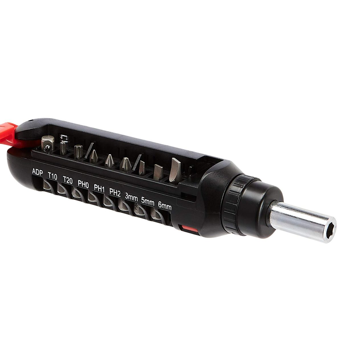 AmazonBasics 15-in-1 Magnetic Ratchet Wrench and Screwdriver Set (Renewed)
