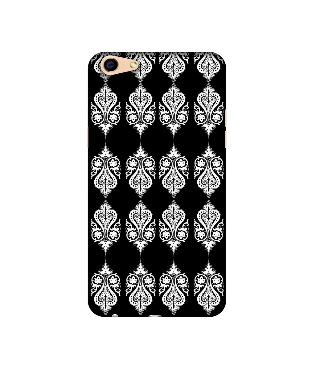 Amazon Brand - Solimo Designer S Shape Pattern 3D Printed Hard Back Case Mobile Cover for Oppo F3