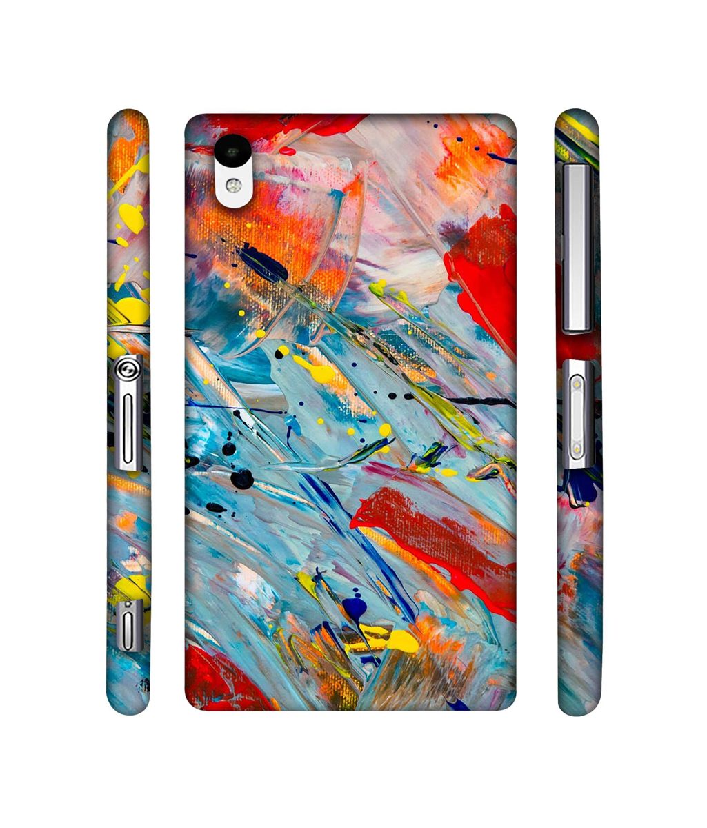 Amazon Brand - Solimo Designer Colour Texture 3D Printed Hard Back Case Mobile Cover for Sony Xperia Z2