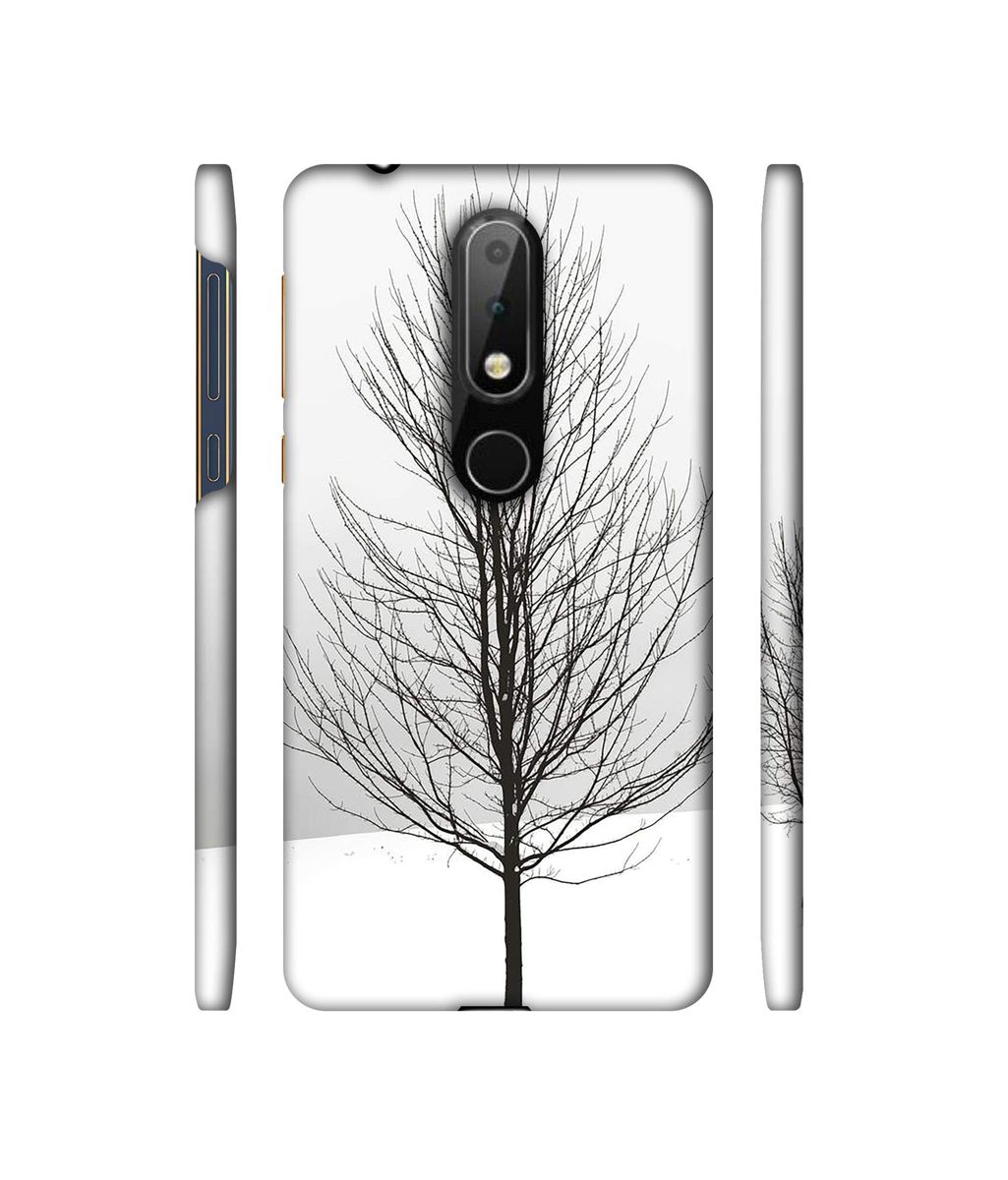Amazon Brand - Solimo Designer Tree Sketch 3D Printed Hard Back Case Mobile Cover for Nokia 6.1 Plus