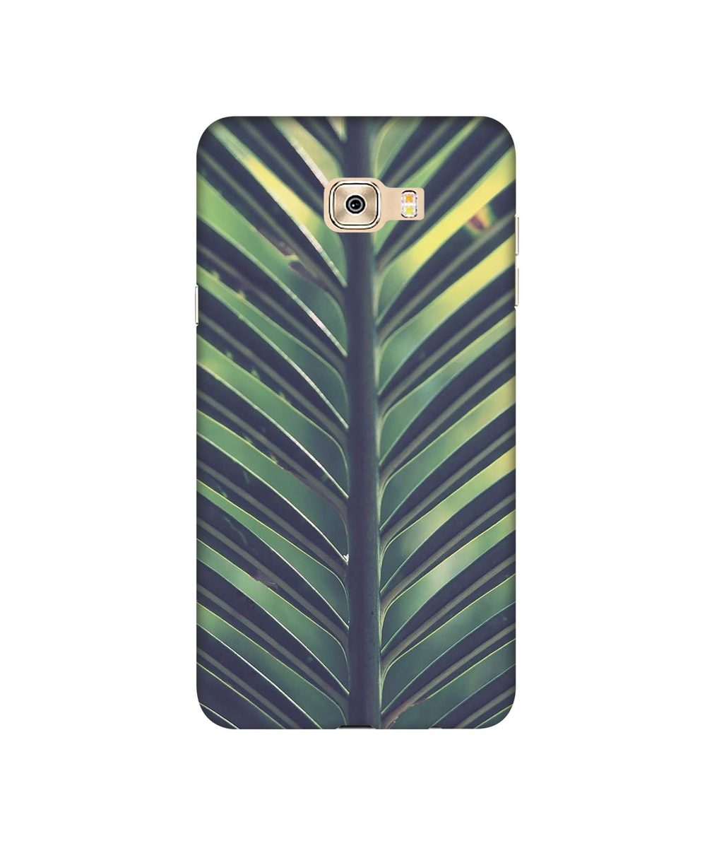 Amazon Brand - Solimo Designer Leaf Texture 3D Printed Hard Back Case Mobile Cover for Samsung Galaxy C7 Pro