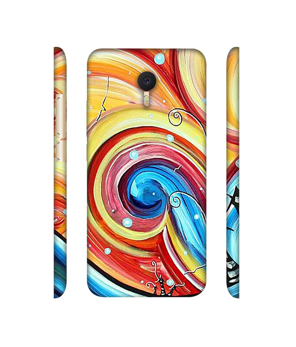 Amazon Brand - Solimo Designer Abstarct Color Mixing 3D Printed Hard Back Case Mobile Cover for Meizu M3 Note