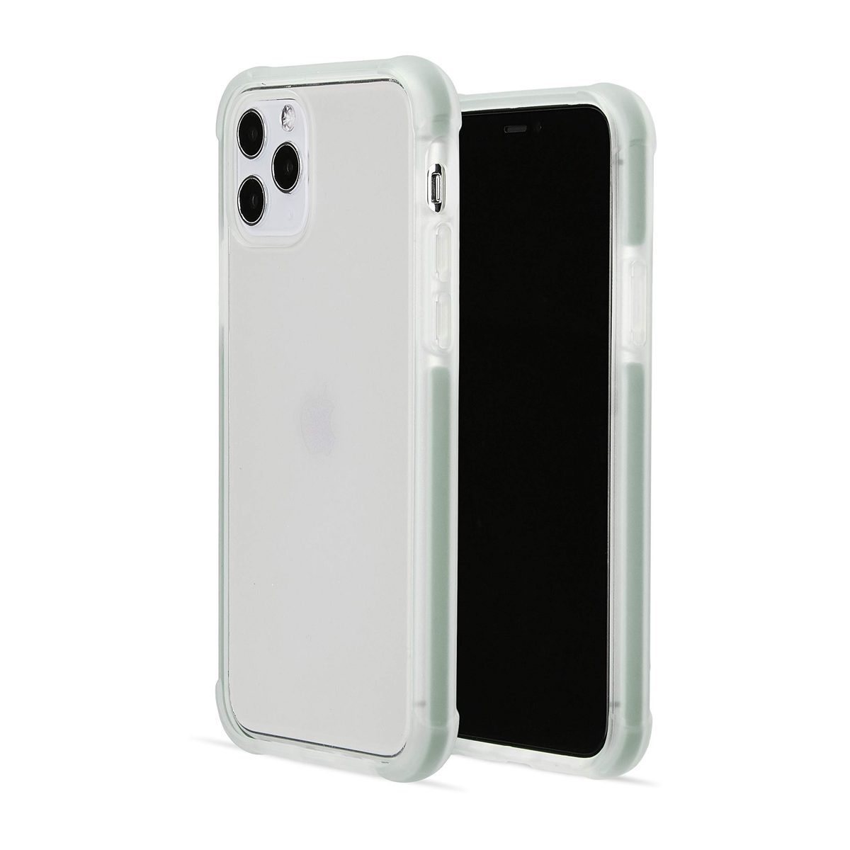 AmazonBasics iPhone 11 Pro Crystal Mobile Phone Case (Protective & Anti Scratch) - Green Accent (Renewed)