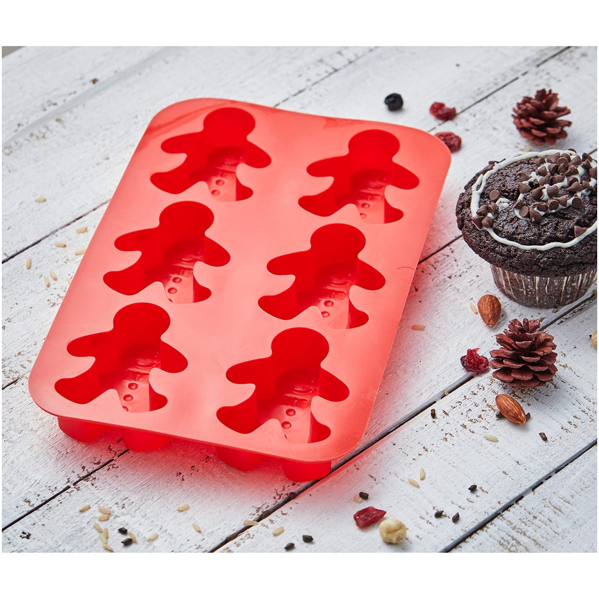 AmazonBasics Gingerbread Man Silicone Mould