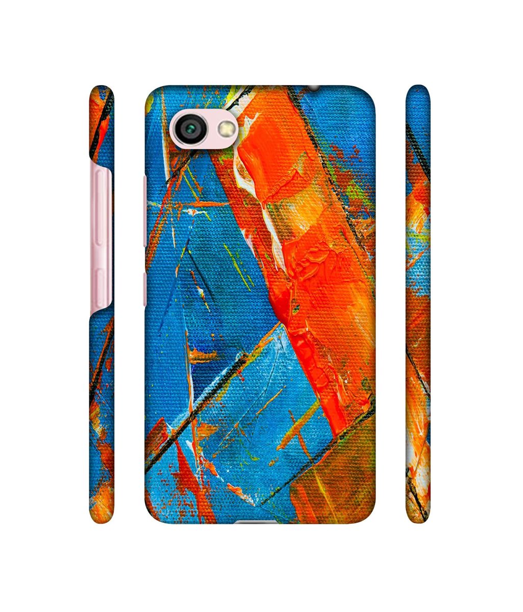Amazon Brand - Solimo Designer Sky Blue and Orange Canvas 3D Printed Hard Back Case Mobile Cover for Xiaomi Redmi Y1 Lite