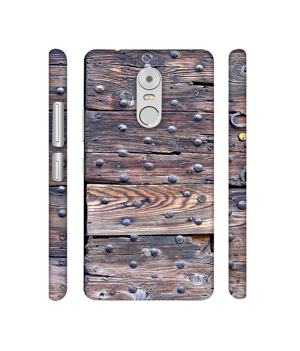 Amazon Brand - Solimo Designer Wooden Blocks Check 3D Printed Hard Back Case Mobile Cover for Lenovo K6 Note