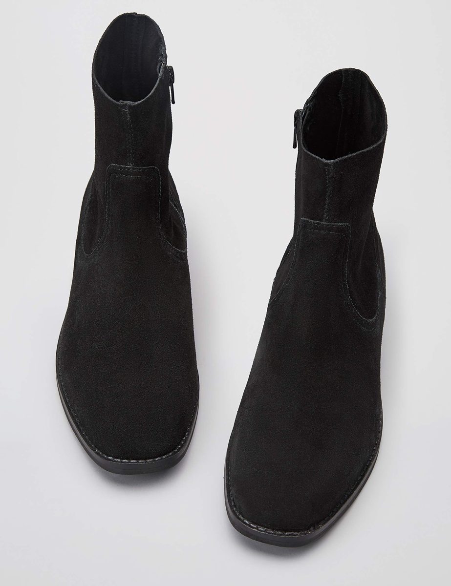 find. Women's Suede Western, Black), US 5