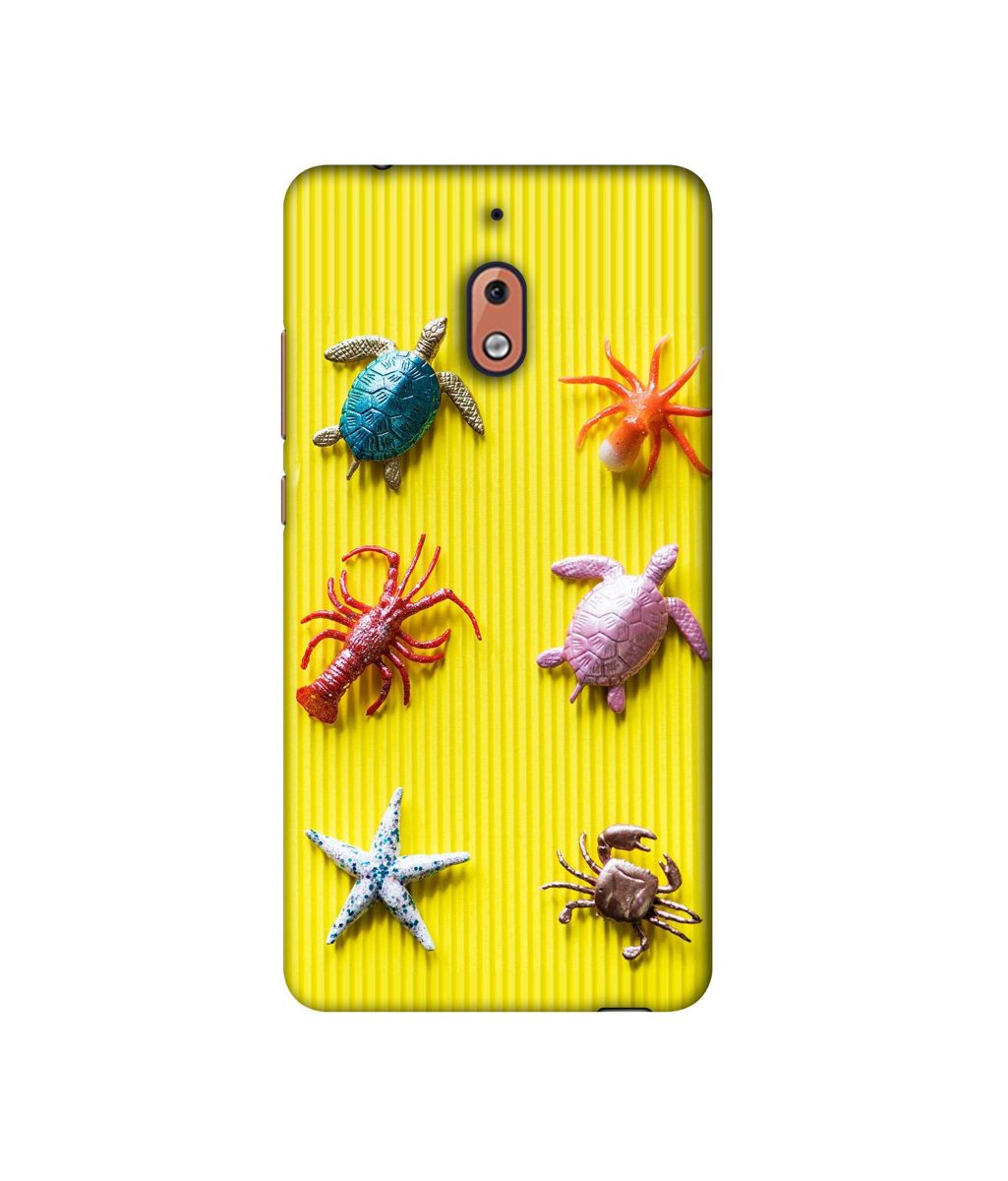 Amazon Brand - Solimo Designer Sea Animals 3D Printed Hard Back Case Mobile Cover for Nokia 2.1