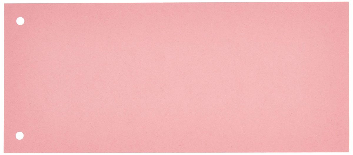 AmazonBasics Dividers made from Recycled Manila Paper, Full Colour, Punched, red