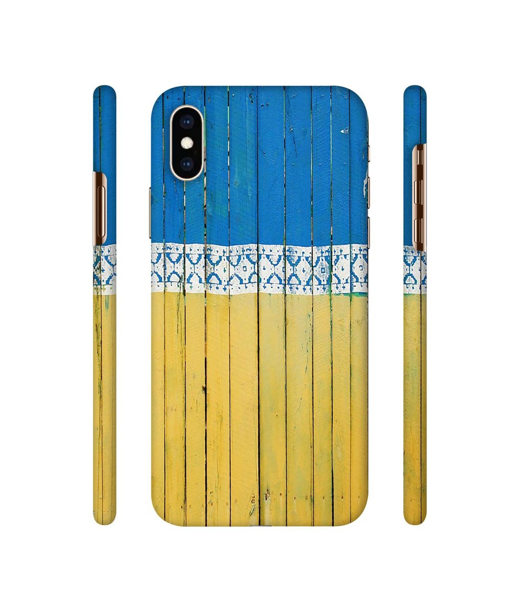 Amazon Brand - Solimo Designer Wooden Pattern 3D Printed Hard Back Case Mobile Cover for Apple iPhone Xs Max