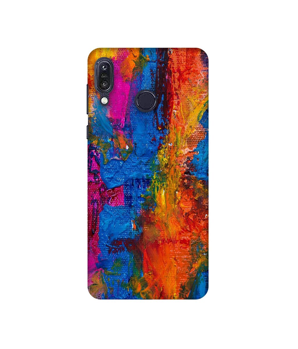 Amazon Brand - Solimo Designer Dark Multicolor Canvas 3D Printed Hard Back Case Mobile Cover for Asus Zenfone Max M1 ZB555KL