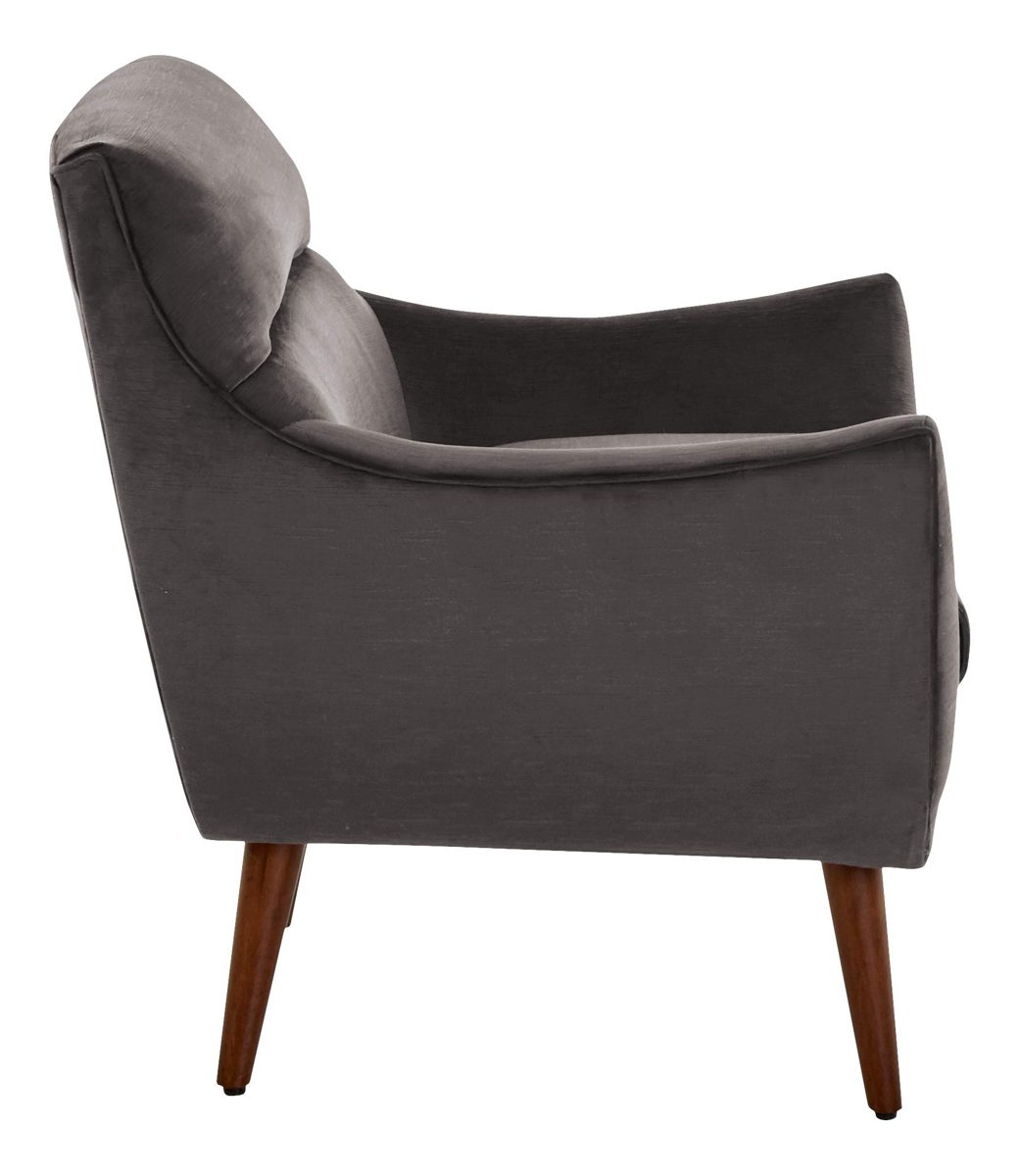 Amazon Brand – Rivet Theresa Modern Upholstered Accent Chair, 30"W, Charcoal