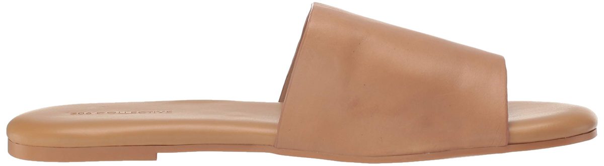 Amazon Brand - 206 Collective Women's Honn Leather Sandal, Natural, 8 B US