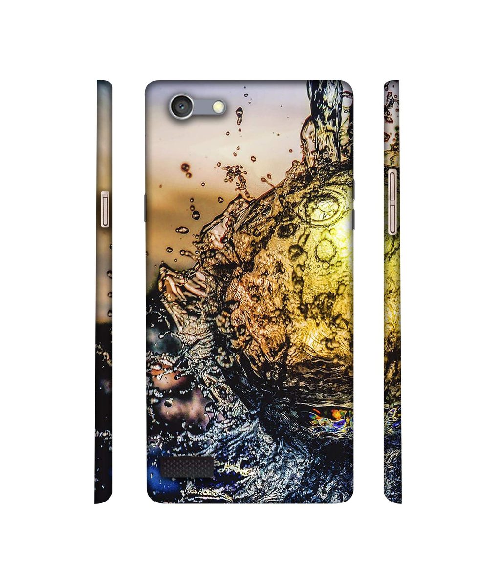 Amazon Brand - Solimo Designer Water Drop Reflection 3D Printed Hard Back Case Mobile Cover for Oppo Neo 7