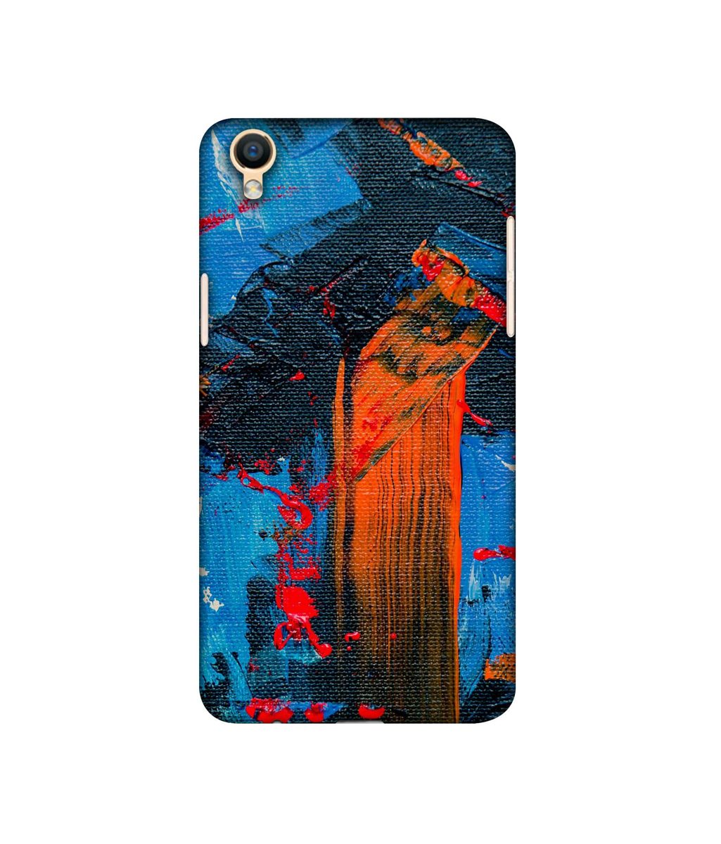 Amazon Brand - Solimo Designer Brush Texture 3D Printed Hard Back Case Mobile Cover for Oppo F1 Plus