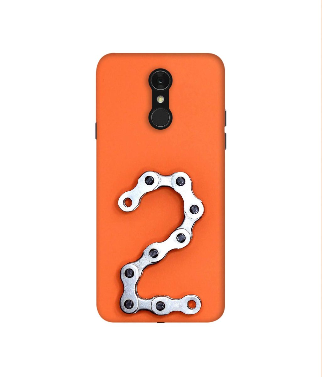 Amazon Brand - Solimo Designer Two Number 3D Printed Hard Back Case Mobile Cover for LG Q7