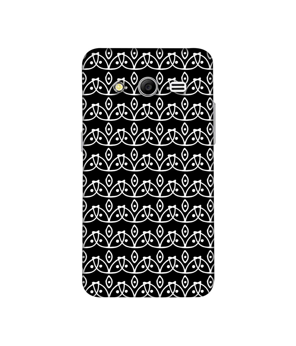 Amazon Brand - Solimo Designer White Flowers Pattern 3D Printed Hard Back Case Mobile Cover for Samsung Galaxy Core 2 G355H