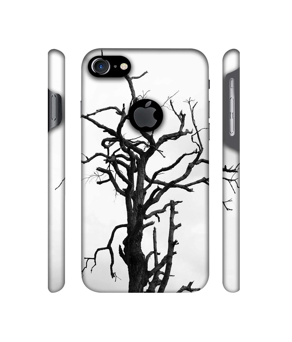 Amazon Brand - Solimo Designer Dark Tree 3D Printed Hard Back Case Mobile Cover for Apple iPhone 7 (with Logo Cut)