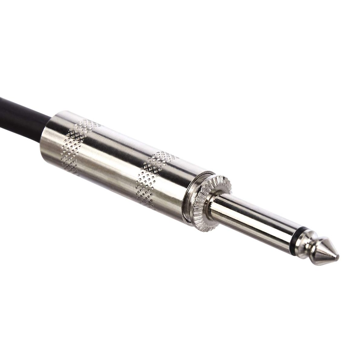 Amazonbasics 1/4 Inch Guitar Instrument Cable - Straight to Straight, Yellow and Brown, Tweed Cloth Jacket