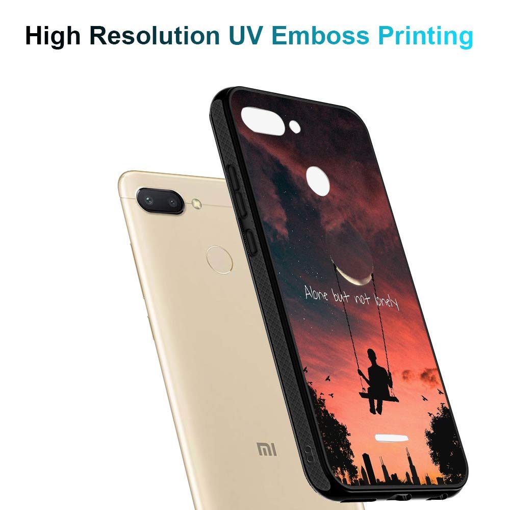 Amazon Brand - Solimo Designer Alone Printed Hard Back Case Mobile Cover for Xiaomi Redmi 6A (D1294)