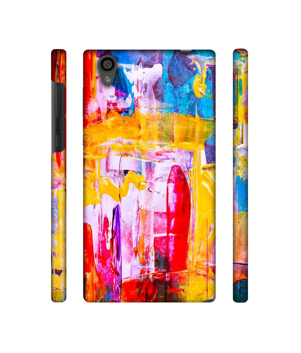Amazon Brand - Solimo Designer Multicolor Canvas Paint 3D Printed Hard Back Case Mobile Cover for Sony Xperia L1