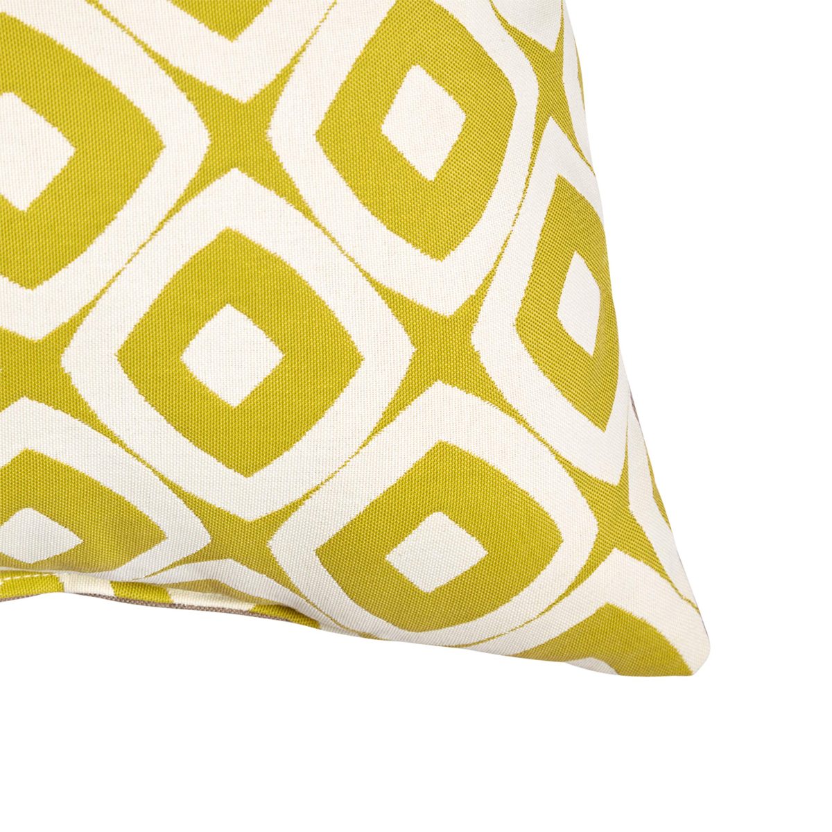 Amazon Brand – Rivet Modern Graphic Outdoor Throw Pillow - 17 x 17 Inch, Acid Green