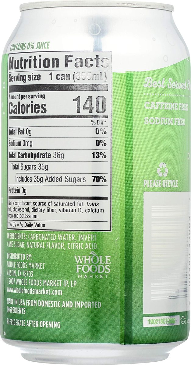 365 Everyday Value, Lemon Lime Soda, 6ct