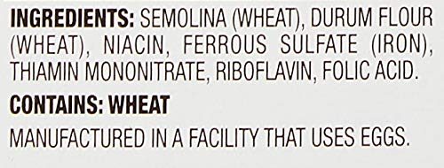 Amazon Brand - Solimo Pasta, Elbows, 16oz (Pack of 8)
