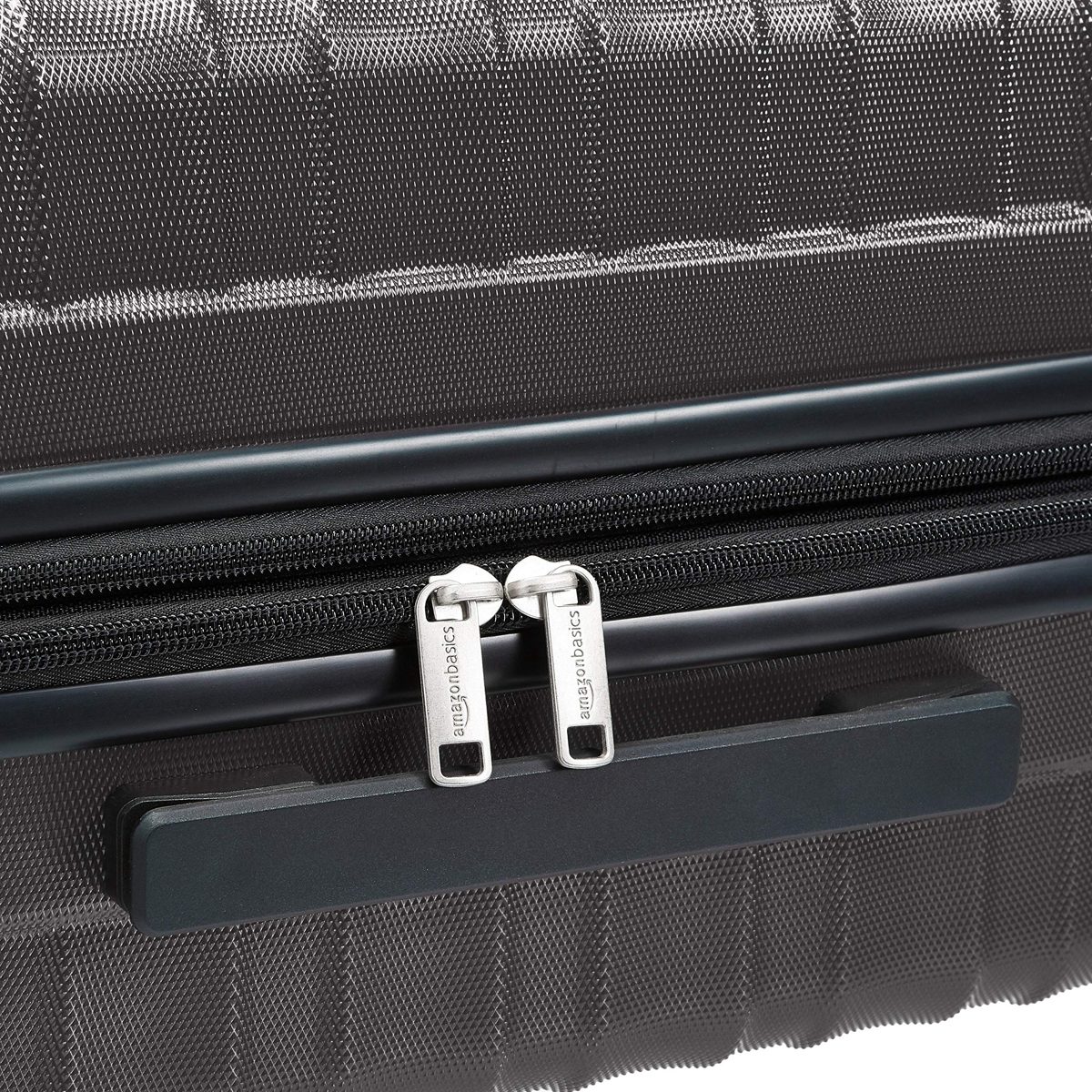 AmazonBasics Hardside Suitcase - 20-Inch, Grey